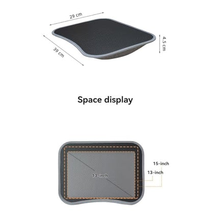 Lap Desk with Cushioned Pillow for Laptops Portable Writing Tray for Work, for Home & Travel Use Without Handle