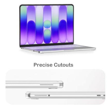 Feams for MacBook Neo 13 Inch Case 2026 A3404, Stylish Protective Clear Case Hard Shell Transparent Cover for MacBook Neo 13 Inch 2026 (A18 Pro Chip) with Keyboard Cover, Sunflower - color: Sunflower