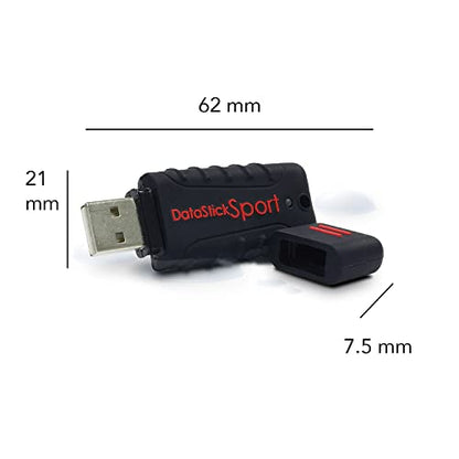 Centon Electronics MP Essential USB 3.2 Gen1 DataStick Sport Flash Drive, 16 GB, 10 USB Flash Drives, 10 Bulk Pack, Navy Blue | Water Resistant, For Storage and Backup - size: 16 GB, style: Pack of 10
