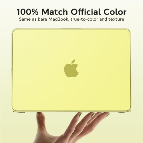 B BELK for MacBook Neo Case 13 inch 2026 | (A18 Pro, Model A3404) | 1:1 Precision Fit | Official Citrus Clear | Matte Hard Shell Case | Scratch & Fingerprint Resistant for MacBook Neo 13 inch Case - color: Citrus Clear