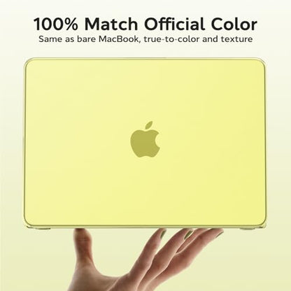 B BELK for MacBook Neo Case 13 inch 2026 | (A18 Pro, Model A3404) | 1:1 Precision Fit | Official Citrus Clear | Matte Hard Shell Case | Scratch & Fingerprint Resistant for MacBook Neo 13 inch Case - color: Citrus Clear