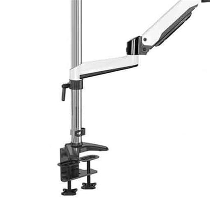 Monitor Stand Clamp Table Model Monitor Stand Arm Single Arm with Tray for 15-27 Inch Single Screen Monitor Stand Desk arm