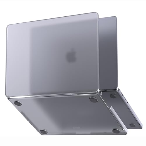 Soonjet for MacBook Pro 16 inch Case M5 M4 M3 M2 M1 Pro/Max 2026-2021 Cover | 100% Color Match, Space Gray Clear Matte, Protective Laptop Hard Shell, Anti Fingerprint, Scratch Resistant, Ultra Thin Slim - color: Space Gray Clear