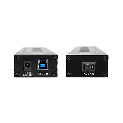 VANTEC 7-PORT USB 3.1 ALUMINUM HUB WITH PREMIUM POWER ADAPTER