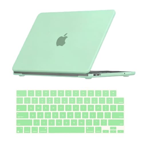 Se7enline for MacBook Neo Case 13 inch 2026 Model A3437,Melon Green | Hard Shell Laptop Case Washable Keyboard Cover Skin Anti-Scratch Anti-Drop Heat Dissipation Full Port Access Slim Lightweight - color: Melon Green, size: 13 Inch
