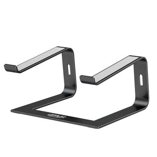 Adjustable Laptop Stand, Portable Laptop Riser, 11-15.6" (Black) | Sturdy Foldable Ergonomic Laptop Holder, Heat-Dissipation Design, Fits MacBook/Dell/HP/Lenovo for Home/Office