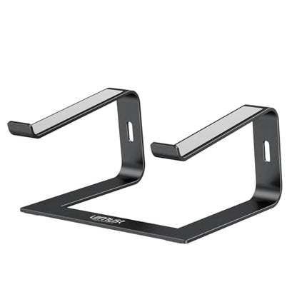 Adjustable Laptop Stand, Portable Laptop Riser, 11-15.6" (Black) | Sturdy Foldable Ergonomic Laptop Holder, Heat-Dissipation Design, Fits MacBook/Dell/HP/Lenovo for Home/Office