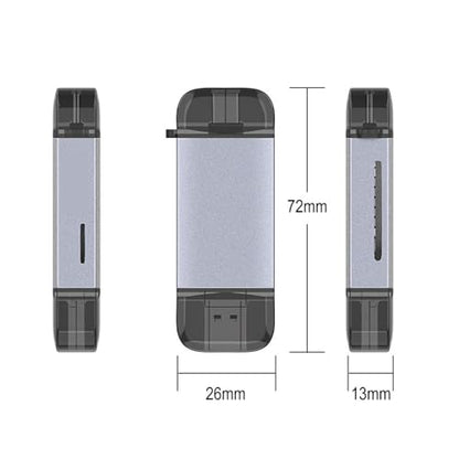 Xiwai USB Type-A Type-C Port USB 3.0 to UHS-III UHS-II SD4.0 TF Micro-SD Card Writer Reader for Camera & Laptop & Tablet & Phone & Camera - style: USB 3.0 Type-A/Type-C to TF Micro-SD Card