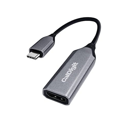 CalDigit USB-C to HDMI 2.1 8K Adapter Dongle - High Refresh Display, HDR, 10 bit, Compatible with Thunderbolt 3, 4, 5 / USB 3.1, USB4 for, 2016+ Apple MacBook Pro & Air (USB-C to HDMI 2.1 (8K)) - style: USB-C to HDMI 2.1 (8K)