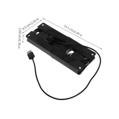 Laptop Cooling Pad with Air Cooling System Portable and Lightweight Laptop Holder for Gaming and Office Use Durable Design for Enhanced Heat Dissipation and Space Saving