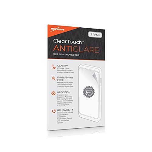 BoxWave Screen Protector Compatible with Lenovo ThinkPad P52 (15.6 in) - ClearTouch Anti-Glare (2-Pack), Anti-Fingerprint Matte Film Skin