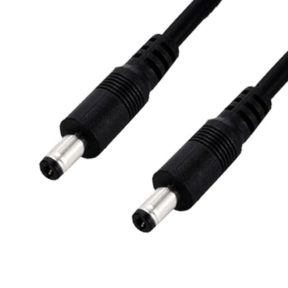 DC5.5x2.1mm 12V Male to Male Cable 18AWG Male to Male Extension Cable 12V Emergency Power 5521 Connector(1ft-2pcs)