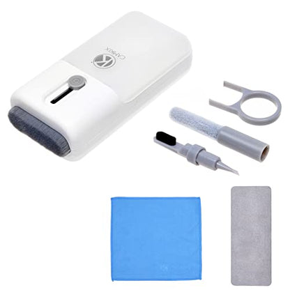 Camkix 6-in-1 Electronics Cleaning Kit - Key Puller, Flocking Sponge Cleaner, Pen Nibs, Cleaning Cloths - Keyboards, Earbuds, Hearing Aids- Cleaner for Smartphones, Laptops, PC Monitors, Cameras - size: 6-in-1 Electronics Cleaning Kit