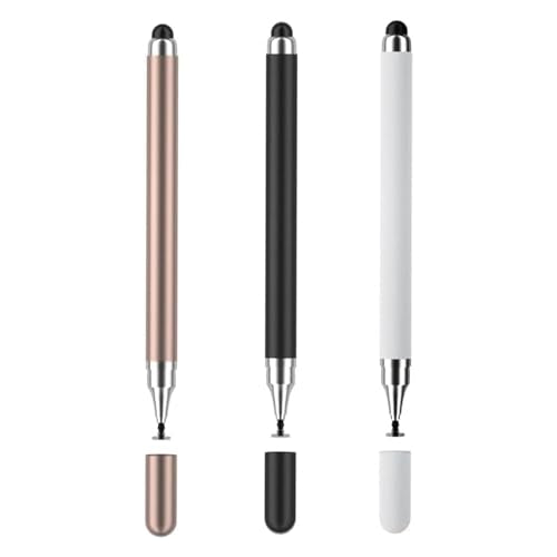2-in-1 Stylus Pen for Touch Screen, High Precision Tablet Pen Stylus,3pcs | Universal Stylus Pen Compatible with Apple, iPhone, iPad, Android, Microsoft Tablets, Phones