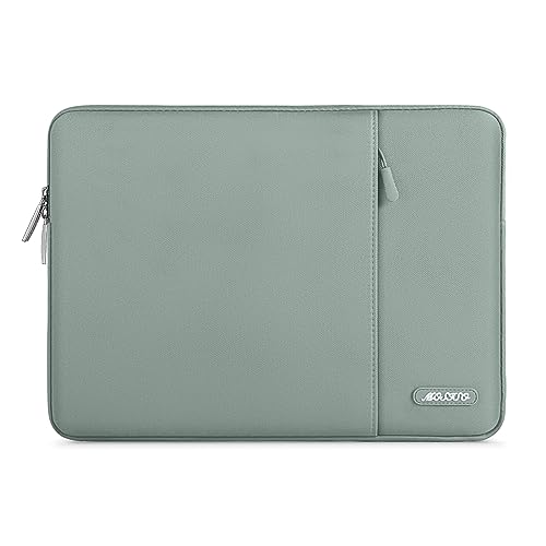 MOSISO Laptop Case 13 inch, Laptop Sleeve Compatible with MacBook Neo/Air/Pro 13 inch with A18/M5/M4/M3/M2/M1 Chip 2026-2016, Polyester Vertical Computer Sleeve Bag with Pocket, Antique Green - color: Antique Green, size: 13 inch