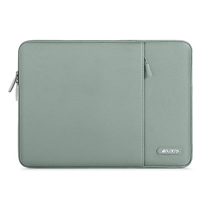 MOSISO Laptop Case 13 inch, Laptop Sleeve Bag with Pocket | Compatible with MacBook Neo A3404 2026/Air/Pro 13 M5/M4/M3/M2/M1 2026-2016, Polyester Vertical Computer Bag, Antique Green - color: Antique Green, size: 13 inch