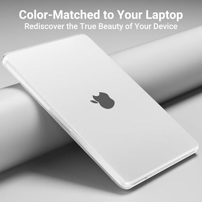 MOSISO Compatible with MacBook Neo Case 13 inch 2026 A3404 A18 Pro Chip | 4 in 1 Kit Ultra-Thin Crack&Fingerprint Resistant Protective Hard Shell, Precision-Matched to Laptop Color, Matte Clear - color: Matte Clear