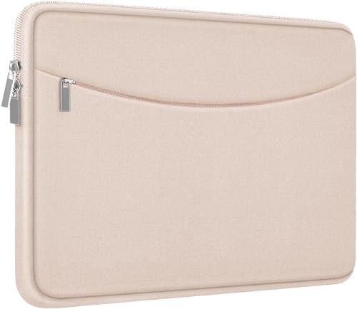 Laptop Case 14 inch, Shockproof Protective Laptop Cover Briefcase Carrying Computer Bag with Accessory Pocket Portable Computer Sleeve for 14" MacBook, HP, Dell, Lenovo, Acer, Pink - color: Pink, size: 14 inch
