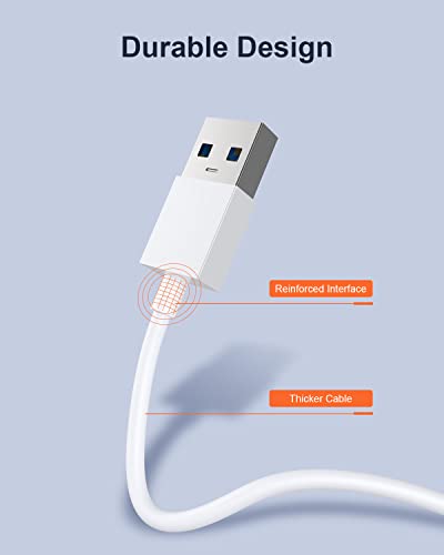 Upgrow USB 3.0 Hub 4-Port USB Hub with 5 Gbps USB Splitter for Laptop MacBook, Mac Pro, Mac mini, iMac, Surface Pro, XPS, PC, Flash Drive, Mobile HDD-White