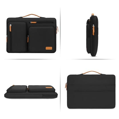 MOSISO 360 Protective Laptop Case 18.5 inch, 18-18.5 inch Laptop Sleeve | Compatible with ASUS Gaming Monitor HP Dell Lenovo Notebook, Side Open Carrying Case with 4 Zipper Pockets, Black - color: Black, size: 18.5 inch