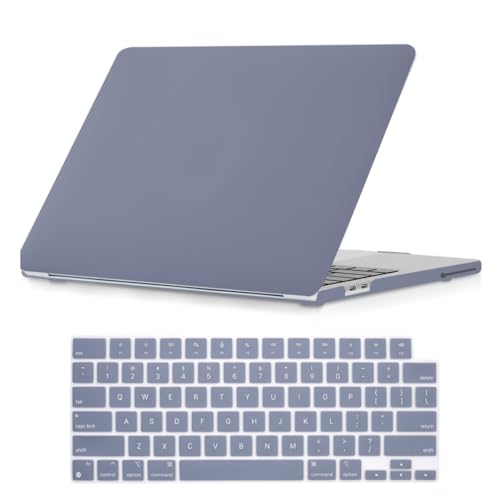 Se7enline for MacBook Neo Case 13 inch 2026 Model A3434,Lavender Gray | Hard Shell Laptop Case Washable Keyboard Cover Skin Anti-Scratch Anti-Drop Heat Dissipation Full Port Access Slim Lightweight - color: Lavender Gray, size: 13 Inch