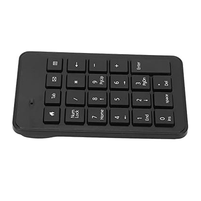 Yoidesu USB Wired Number Pad 23 Full Size Keys External Numeric Keypad, Low Noise Ergonomic Keyboard for Laptop PC, Plug and Play Comfortable Touch Number Keypad for Data Entry and