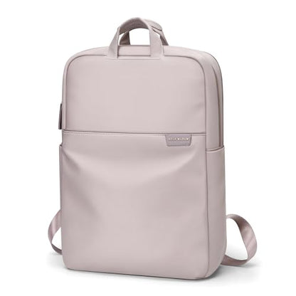 GOLF SUPAGS Travel Laptop Backpack for Women Anti Theft Slim Durable College Bookbag Business Computer Bag Fit 17Inch Notebook (Pinkish Grey, 17Inch) - color: Pinkish Grey, size: 17 Inch
