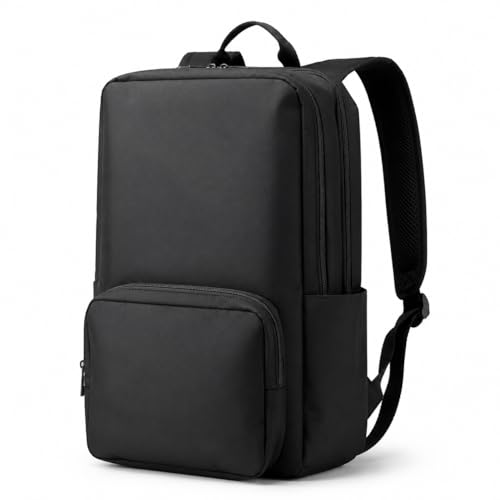 Laptop Backpack for Women & Men, 15.6" Laptop and Tablet Bag with Tumbler Holder – Lightweight, Durable Travel & Work Backpacks, Black - color: Backpack 02 Black