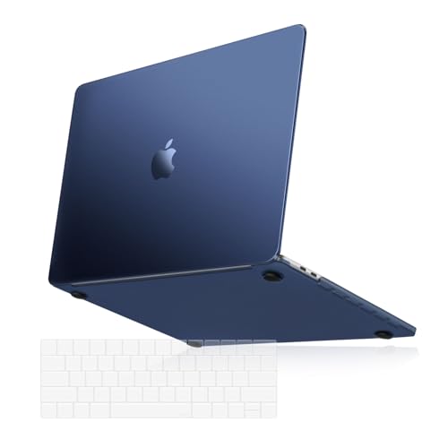 MOSISO Compatible with MacBook Pro 13 inch Case M2 M1, Midnight Blue | Seamlessly Closes Crack-Resistant Hard Shell Case&Keyboard Cover M2 2026-2016 A2338 M1 A2251 A2289 A2159 A1989 A1708 A1706 - color: Midnight Blue