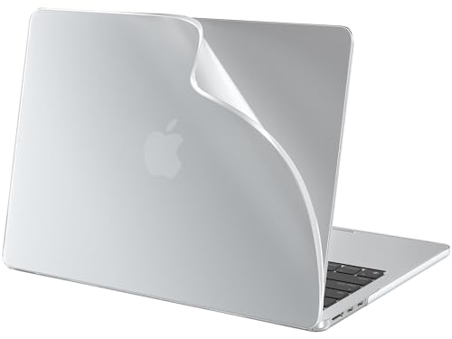 BlueSwan Flexible Case for MacBook Air 13 inch, M5 M4 M3 M2 2026-2022 | Anti-Scratch Protective Laptop Cover with Grippy Matte Texture, Seamless Fit and Lightweiht, Frosted White - color: Frosted White, size: Air 13.6-inch (2026-2022)