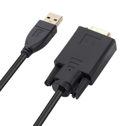 1.8m USB 3.0 to VGA Male Cable Converter Adapter 1080P USB3.0 Male to VGA Male for Laptop UHD External Video Projector