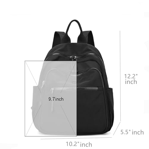 Tanweibago Mini Nylon Women Backpacks,11L Small Ladies backpacks Casual Lightweight Women Shopping Travel Daypack (Y2-Purple) - color: Y2-purple