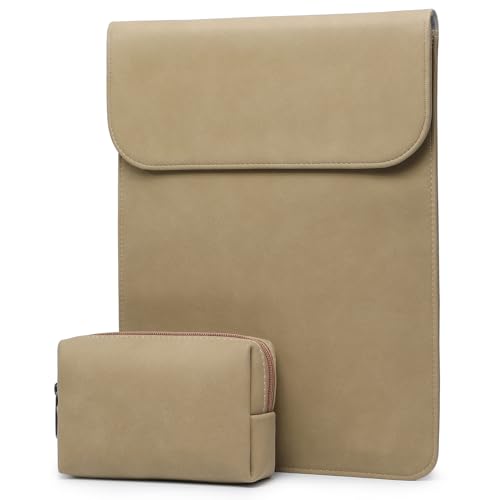 HYZUO 13 Inch Laptop Sleeve PC Case for MacBook Pro 13 M2 M1 2026-2016, 13" MacBook Neo 2026 A3404, MacBook Air 13 M5 A3449 M4 M3 M2 M1 2026-2018, 13" iPad Pro/Air, Surface Pro, XPS 13, Khaki - color: Khaki, size: 13 Inch