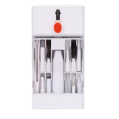 Eujgoov Keyboard Cleaning Tools Kit, Soft Hard Brush Set with Keycap Puller and Extendable Crevice Cleaner for Laptop and Electronics Dust Removal