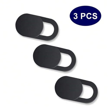3Pcs Magnetic Sliding Webcam Cover, Camera Privacy Shutter Sticker for Laptop, Tablet, PC, Pad and Phone Lens, Thin Plastic Camera Blocker