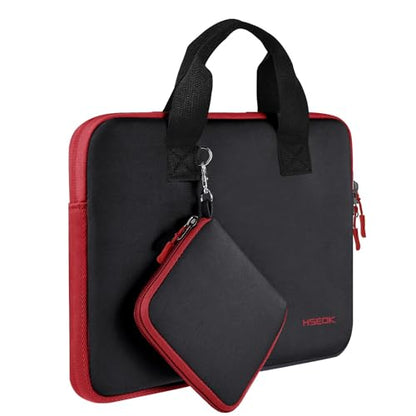 Hseok Laptop Sleeve 14 inch Case with Small Case, Compatible with MacBook Neo 14, MacBook Pro 14 M5/M4/M3/M2/M1, XPS 14 and Most 14 inch Notebooks, Neoprene Computer Handbag,B01RD01 - color: B01rd01, size: 14"