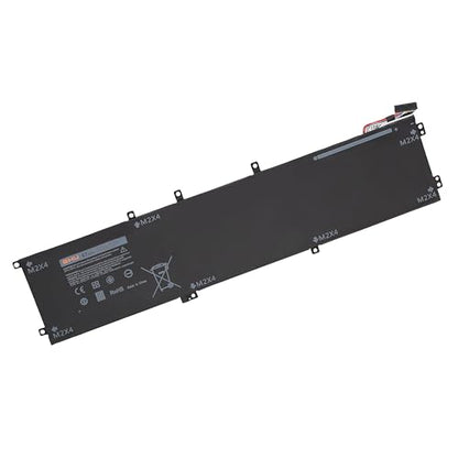 GHU 6GTPY Laptop Battery 97Wh 11.4V 6-Cell Replacement for Dell XPS 15 9560 9550, Precision 5510 5520 M5520, Compatible with 5XJ28 H5H20 5D91C - style: 97Wh/XPS 9560