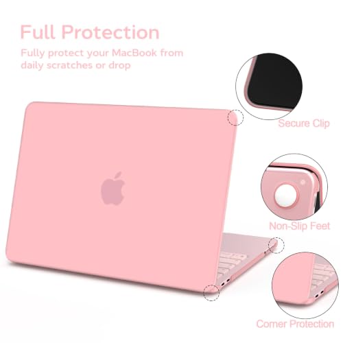 B BELK for MacBook Neo Case 13 inch 2026 Release Model A3404, Pink | Scratch Resistant Protective Matte Plastic Hard Shell for Mac Noe Case A18 Pro Chip, Lightweight, Easy Snap-On, Slim Fit - color: Pink
