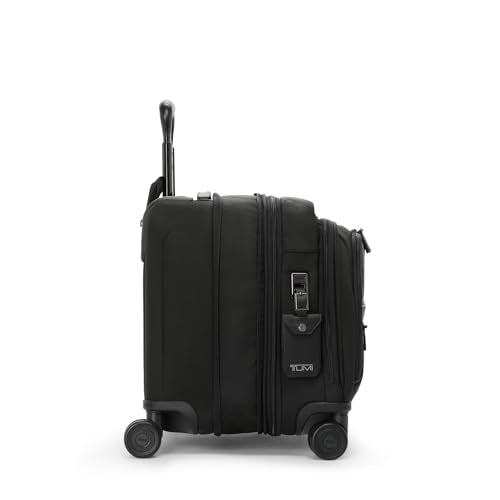 TUMI - Alpha Deluxe Expandable 4-Wheeled Laptop Briefcase - 15 Inch Computer Bag for Men and Women - color: Black
