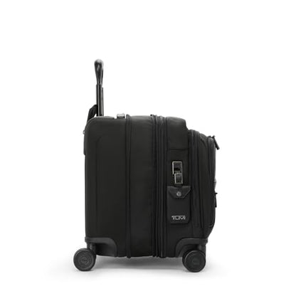 TUMI - Alpha Deluxe Expandable 4-Wheeled Laptop Briefcase - 15 Inch Computer Bag for Men and Women - color: Black
