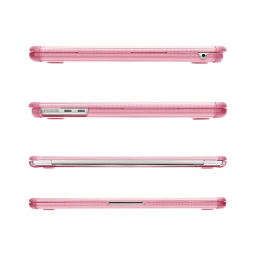 MOSISO Compatible with MacBook Air 13 inch Case M5 2026 M4 M3 M2 2025-2022 | A3449 A3240 A3113 A2681, 3 in 1 Kit Crack-Resistant Heavy Duty Protective Hard Shell Case Cover with TPU Bumper, Chalk Pink - color: Chalk Pink