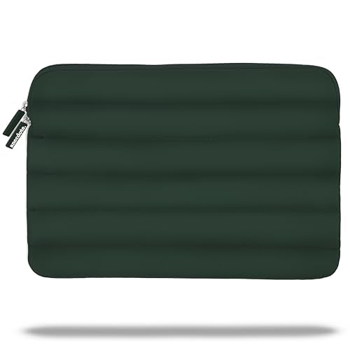 ANECDOTE Laptop Case 15-16 Inch – A Perfect Laptop Sleeve - Compatible with MacBook Air/Pro 15 inch M3 M2 M1 Chip Pro Max 2023-2021 – Fits well, Made of 100% Nylon with Aesthetic Design (Forest Green) - color: Forest Green, size: 15-16 inches