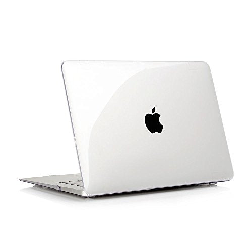 Compatible with MacBook (Retina, 12-inch, 2015/2016/2017) Model: A1534, Smooth Soft Touch Matte Hard Shell Case Cover (Crystal Clear) - color: Crystal Clear