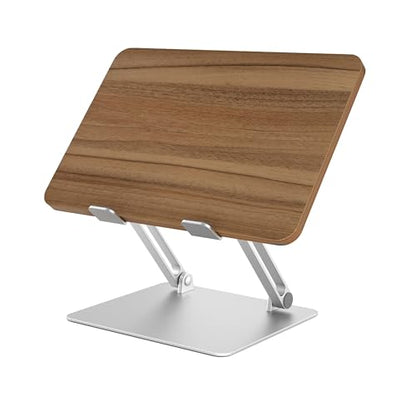 AVARO Adjustable Laptop Stand – Ergonomic Laptop Stand with Customizable Height & Angle, Robust Design Laptop Riser for Desk, Portable, Foldable & Durable Computer Stand for Home or Office Use