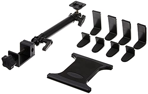 ARKON Mounts Heavy-Duty Tablet Clamp Mount for Desks or Treadmills | Universal Tablet Holder | Strong C-Clamp | Compatible with iPad, Samsung, Google, Huawei, Nokia, and more | TAB804