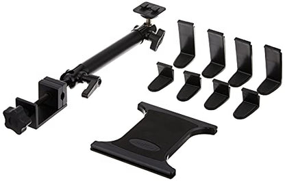 ARKON Mounts Heavy-Duty Tablet Clamp Mount for Desks or Treadmills | Universal Tablet Holder | Strong C-Clamp | Compatible with iPad, Samsung, Google, Huawei, Nokia, and more | TAB804