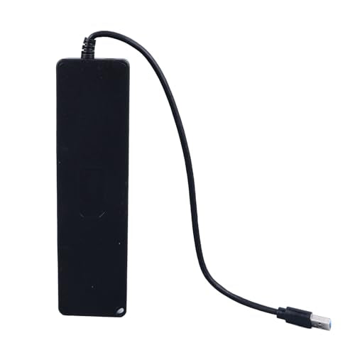 Powered USB 3.0 /USB C Hub, Multi Port Splitter, ABS 7-Port USB Hub Splitter Adapter Individual On/Off Switches and for Laptop PC Mobile Devices