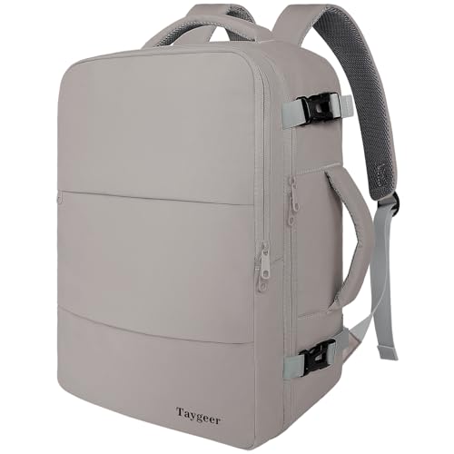 Taygeer Laptop Backpack Purse for Women, Backpack for College Essentials | Travel Mochila with 17.3inch Laptop Compartment, Airline Approved CarryOn Work Bag for Nursing Doctor Business Travel, Brown - color: Darkbrown, size: X-Large