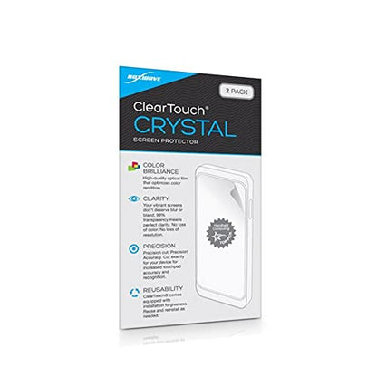 BoxWave Screen Protector Compatible with Microtouch IC-156P-AA2 (15.6 in) - ClearTouch Crystal (2-Pack), HD Film Skin - Shields from Scratches