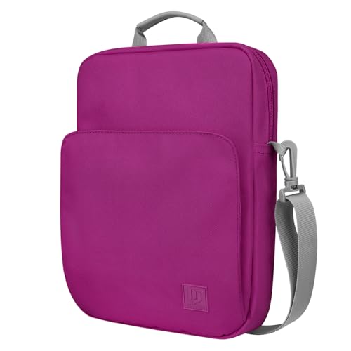 Dadanism 9-11 Inch Tablet Sleeve Bag Carrying Case with Shoulder Strap | Fits iPad (A16) 11", iPad 10th Gen 10.9", iPad Air M4/Pro M5 11", iPad 9/8/7th 10.2", Galaxy Tab A11+ Plus 11", Fuchsia - color: Fuchsia, size: 9-11 Inch